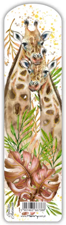 Zakładka tradycyjna. Żyrafy - tantis.pl