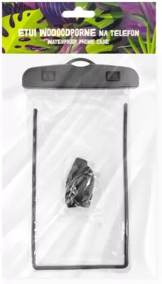 Etui wodoodporne na telefon czarne