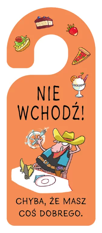 Zawieszka na klamkę. Nie wchodź - tantis.pl
