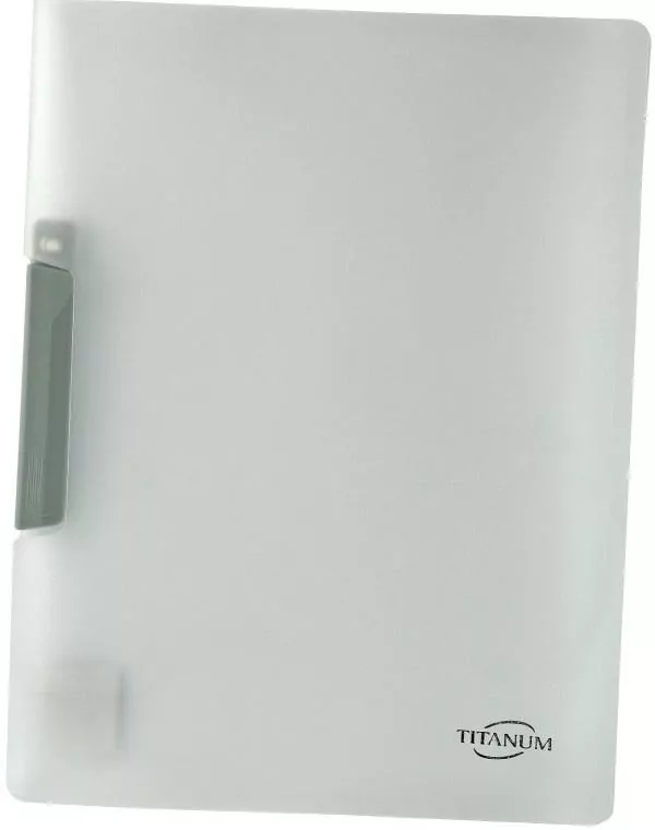 Skoroszyt z klipem A4 szary - tantis.pl