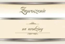 Zaproszenie Urodziny ZT32