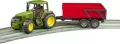 Traktor John Deere 6920 z wywrotką czerwoną - tantis.pl