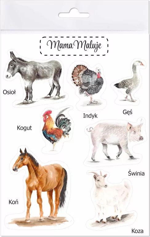 Naklejki duże. Zwierzęta wiejskie 2 - tantis.pl