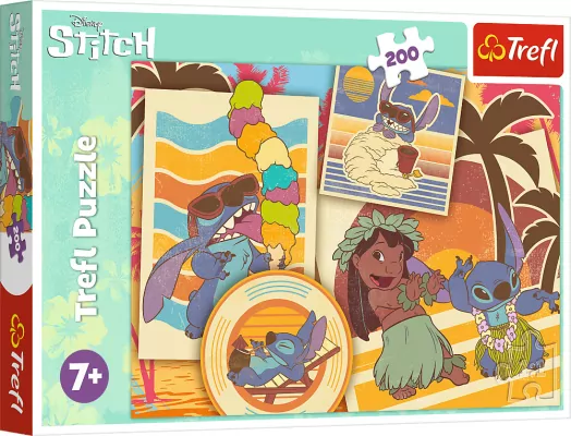 Trefl. Puzzle 200. Muzyczny świat Lilo&Stitch