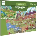 Puzzle magnetyczne i gra 2w1 Dinozaury - tantis.pl