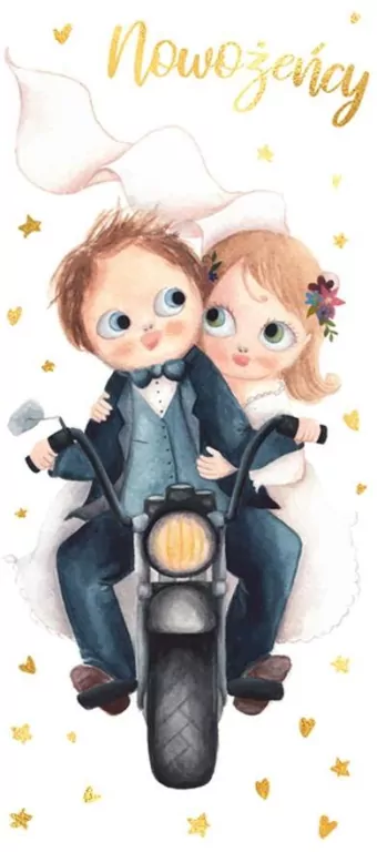 Karnet B6 Ślub. Motor - tantis.pl