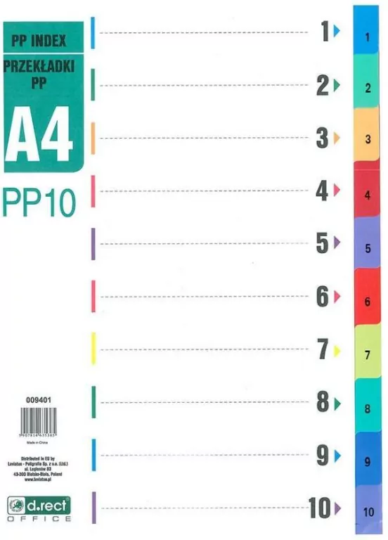 Przekładki PP 1-10 PP10 - tantis.pl