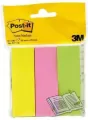 Znaczniki POST-IT (671/3), papier, 26x76mm, 3x100 kart., mix kolorów - tantis.pl