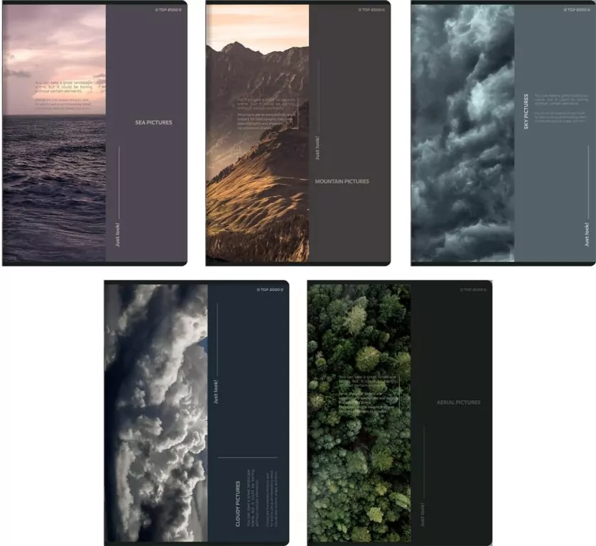 Zeszyt A5/80K kratka Bird's Eye  TOP2000 - tantis.pl