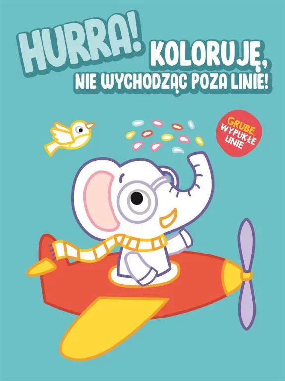 Hurra! Koloruję nie wychodząc poza linie - Słonik - tantis.pl