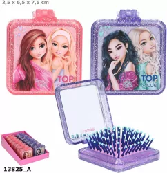 Szczotka składana Top Model z lusterkiem 1szt.mix 13825A