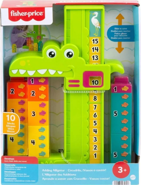 Fisher-Price Aligator Dodający - tantis.pl