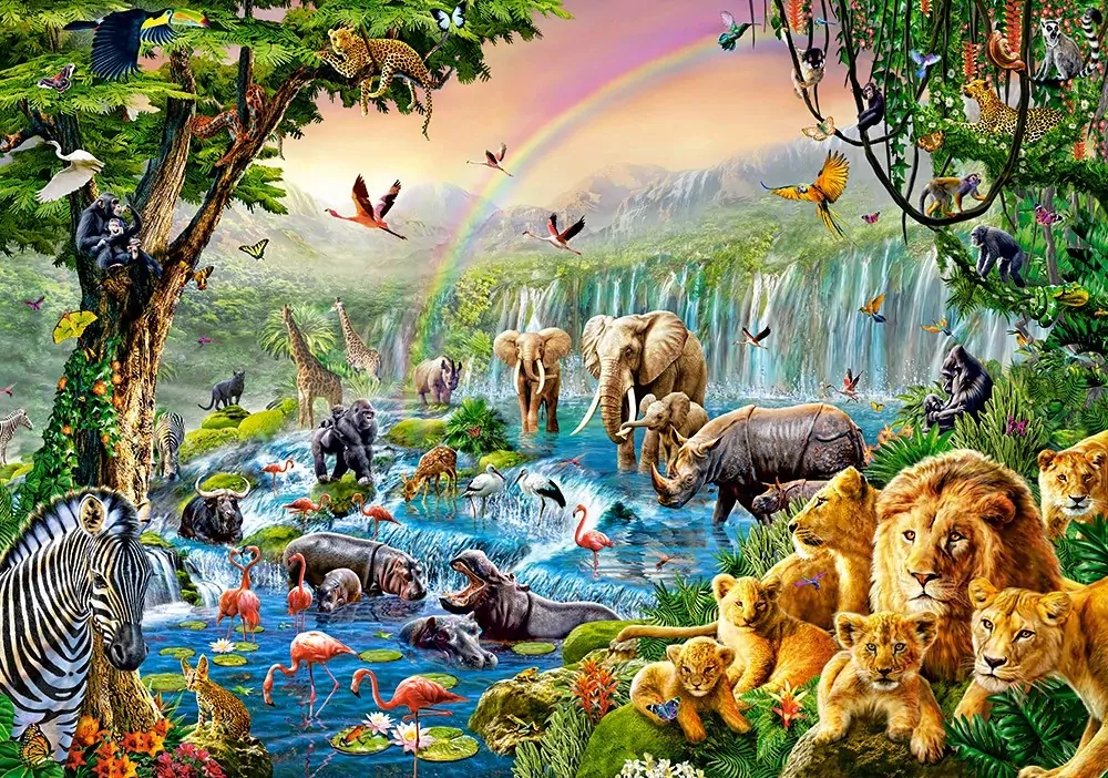 Puzzle 500. Jungle river - tantis.pl