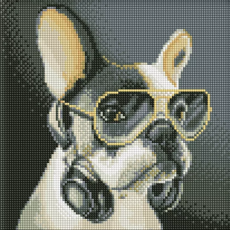 Mozaika diamentowa. Puszysty DJ 30x30cm - tantis.pl