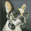 Mozaika diamentowa. Puszysty DJ 30x30cm - tantis.pl