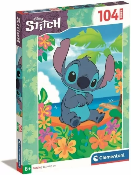 Puzzle 104. Super Kolor. Stitch. 27572 - tantis.pl