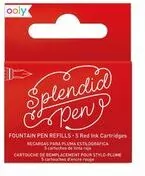 Naboje uzupełniające Ooly Splendid Pen czerwone 5 sztuk - tantis.pl