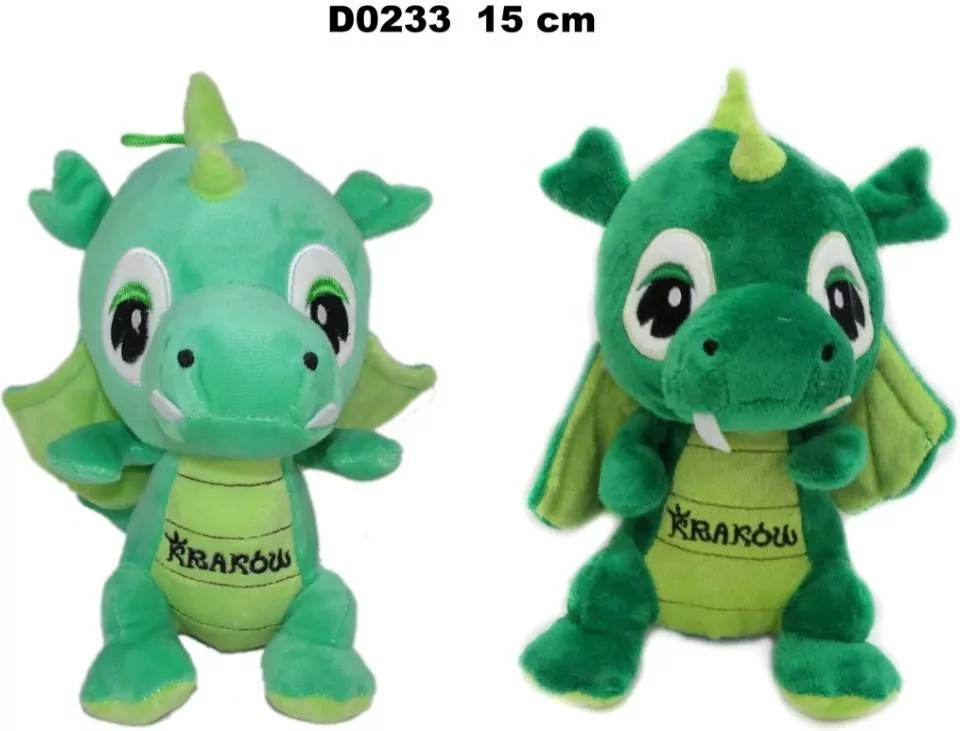 Smok Kraków zielony 15cm MIX - tantis.pl