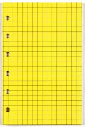 Wkład do organizera A5/kratka żółta ANTRA