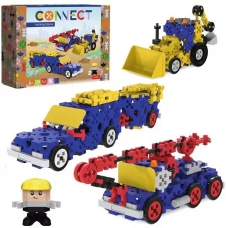Klocki Connect - Pojazdy budowlane / SUV L - tantis.pl