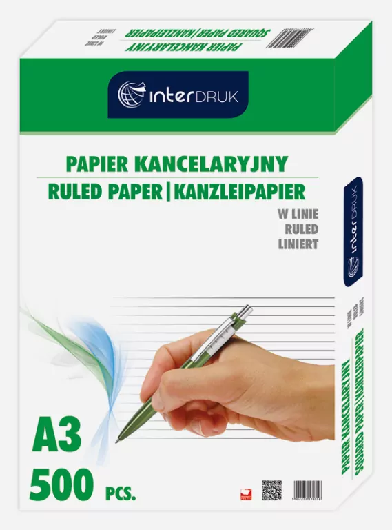 Papier kancelaryjny A3/500K linia - tantis.pl