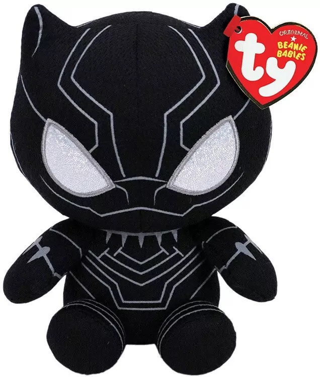 Beanie Babies. Marvel. Black Panther 15cm - tantis.pl