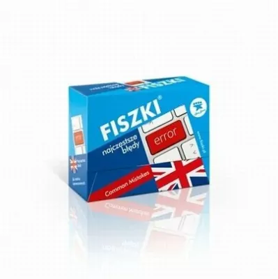 Fiszki. Język angielski.  Najczęstsze błędy