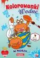 W morzu. Kolorowanki wodne - tantis.pl