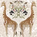 Karnet kwadrat z kopertą Giraffe - tantis.pl