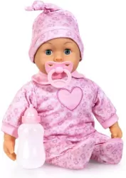 Bobas pierwsze słowa różowy 38cm