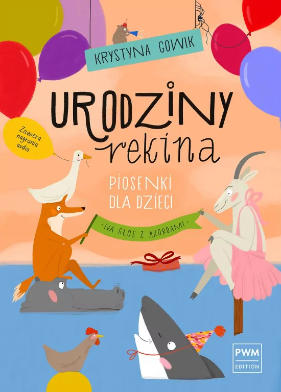 Urodziny rekina. Piosenki dla dzieci na głos... - tantis.pl