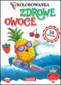 Zdrowe owoce. Kolorowanka z naklejkami - tantis.pl