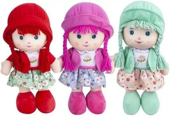 Lalka szmacianka 36cm MIX - tantis.pl
