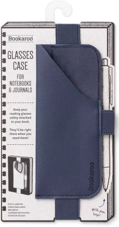 Bookaroo Glasses case uchwyt na okulary granatowy - tantis.pl