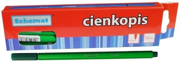 Cienkopis 0,4mm ciemny zielony - tantis.pl