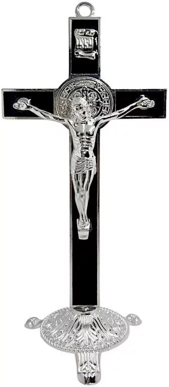 Krzyż Św. Benedykta Czarny 23,5cm - tantis.pl