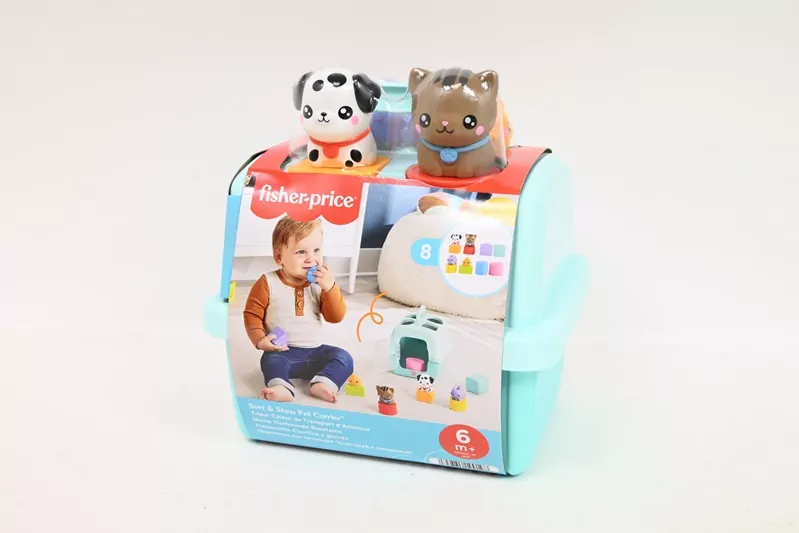 Fisher-Price. Pets Sorter Transporter z klockami - tantis.pl