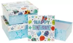 Pudełko prezentowe urodziny ROZETTE