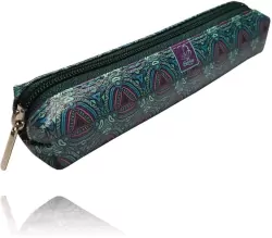 Piórnik mini prostokąt zielony