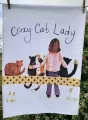 Ręcznik kuchenny TT38 Crazy Cat Lady Kociara - tantis.pl