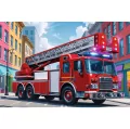 Puzzle 60. Wóz strażacki - tantis.pl