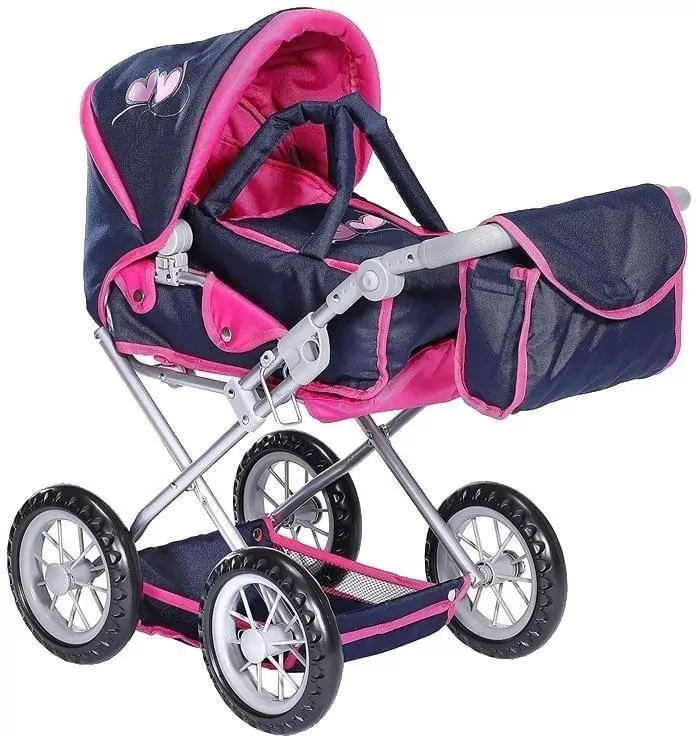 Wóżek dla lalek granatowy - tantis.pl