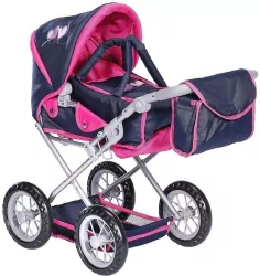 Wóżek dla lalek granatowy