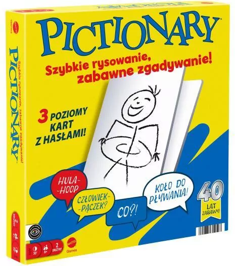 Pictionary rodzinna gra w rysowanie - tantis.pl
