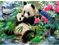 Mozaika diamentowa 5D - Panda 40x30cm - tantis.pl