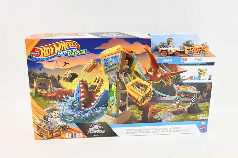 Hot Wheels Racerverse Tor wyścigowy Jurassic World - tantis.pl