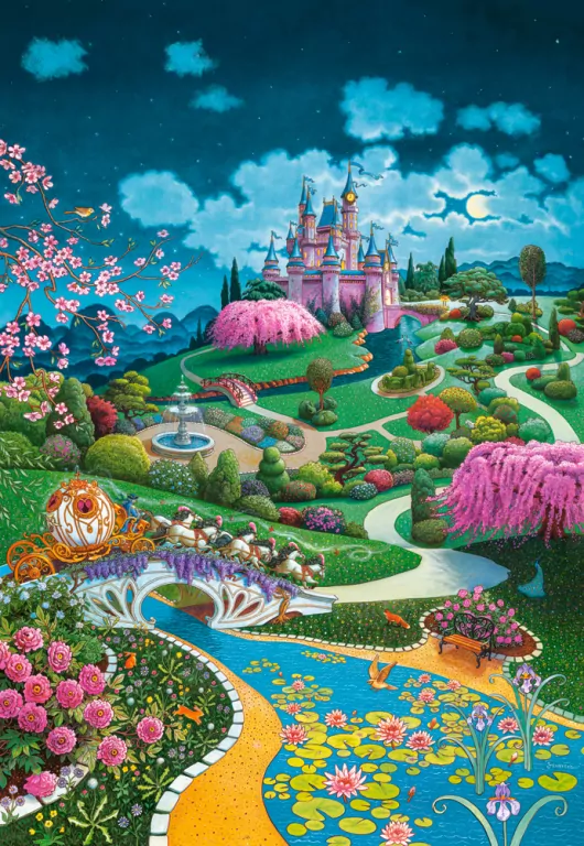 Castor. Puzzle 1000. Cinderella's Castle - tantis.pl