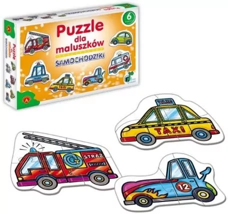 Puzzle dla maluszków. Samochodziki - tantis.pl