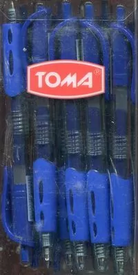 Długopis żelowy Mastership niebieski  TOMA - tantis.pl