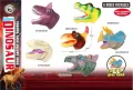 Pacynka głowa dinozaura z miękkiej gumy MIX - tantis.pl
